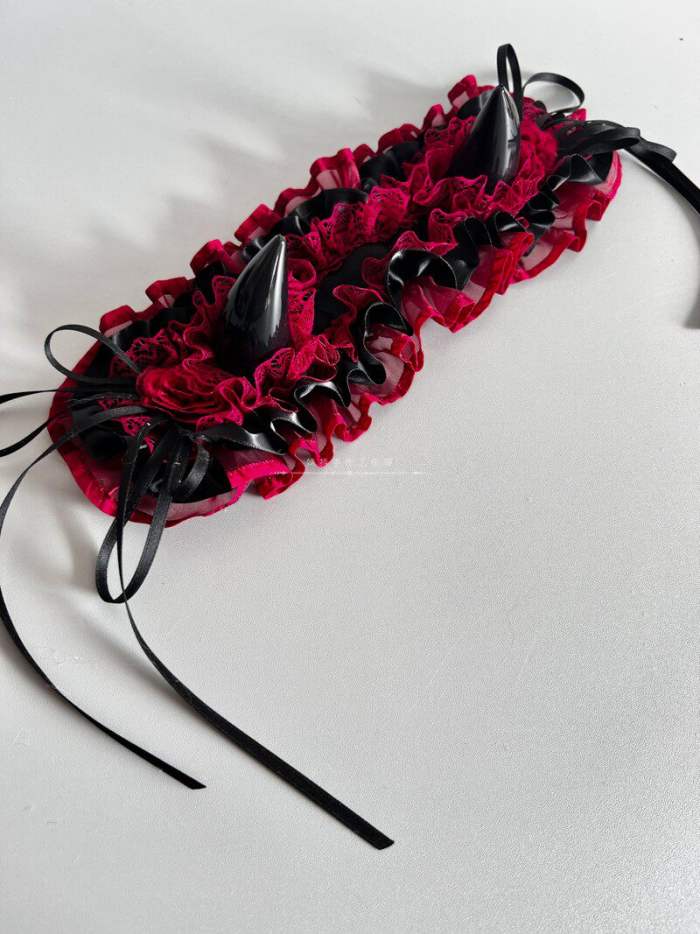 Devil's Horn Goth headdress Lolita Headband