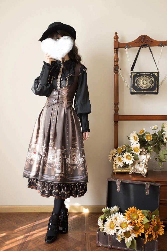 Miss Point ~ Demon Hunting Notes Skirt