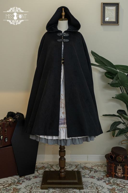 Miss Point ~ Demon Hunting Velvet Lolita Cape Long
