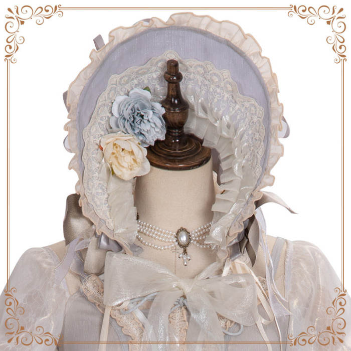 Ying Luo Fu Rose Maiden Elegant Lolita OP and Accessories