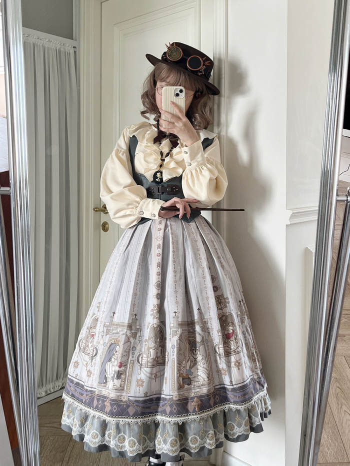 Miss Point ~ Demon Hunting Notes Skirt