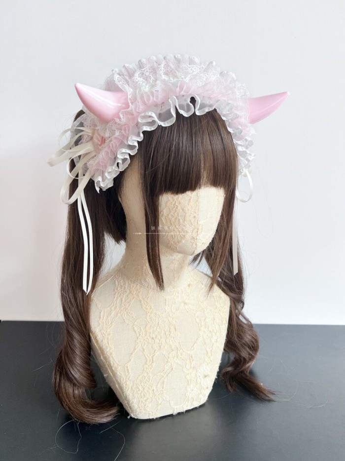 Devil's Horn Goth headdress Lolita Headband