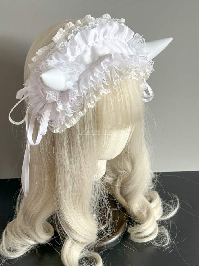 Devil's Horn Goth headdress Lolita Headband