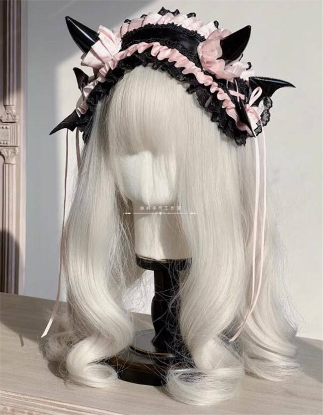 Demon Horn Headdress Lolita Headband