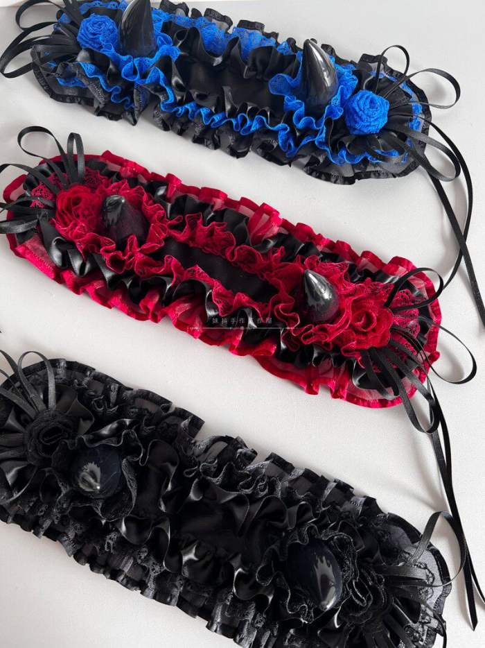 Devil's Horn Goth headdress Lolita Headband