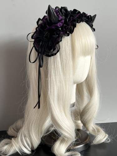 Devil's Horn Goth headdress Lolita Headband