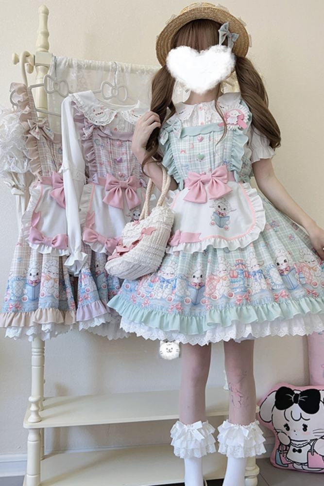 Bedtime Story Sweet Lolita Dress, Apron and Blouse