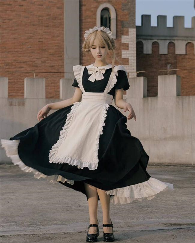 Withpuji Kisskiss Maid Lolita Dress