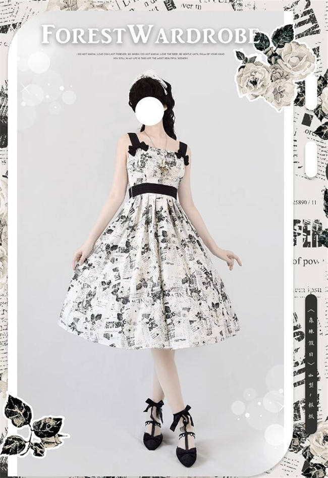 Forest Wardrobe Forest Holiday Classic Lolita Jumper Dress
