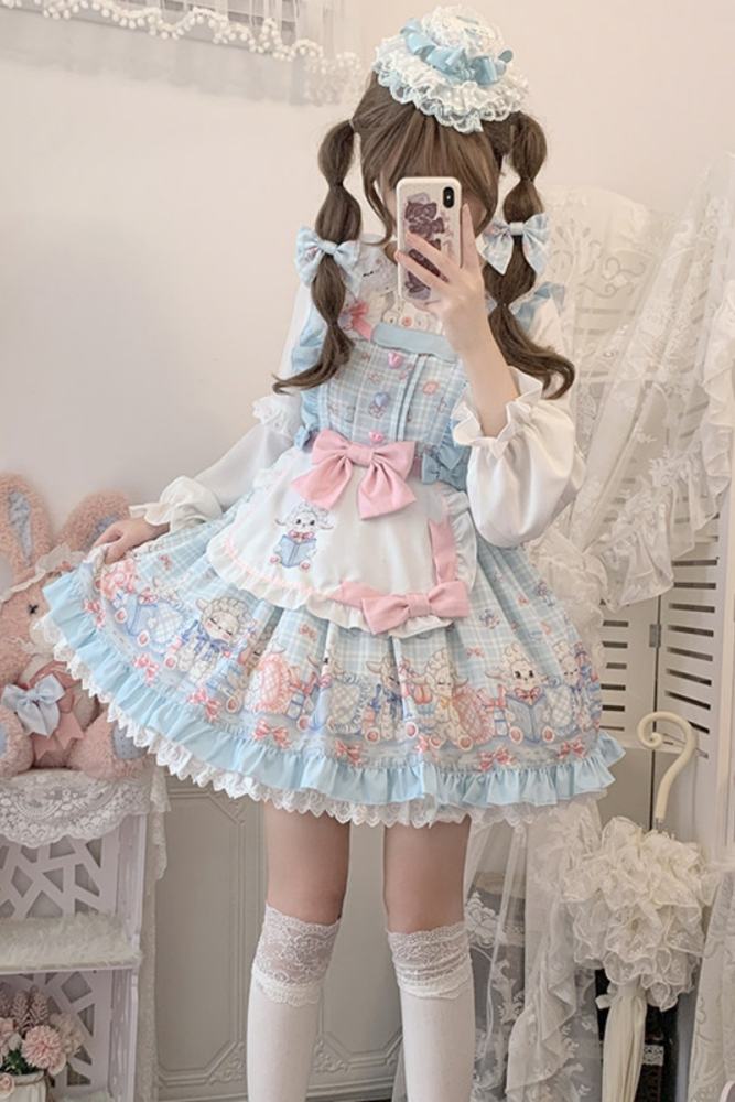 Bedtime Story Sweet Lolita Dress, Apron and Blouse