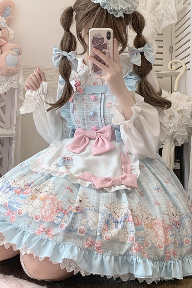 Bedtime Story Sweet Lolita Dress, Apron and Blouse