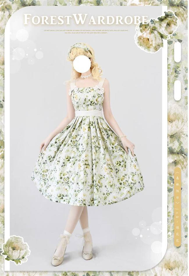 Forest Wardrobe Forest Holiday Classic Lolita Jumper Dress