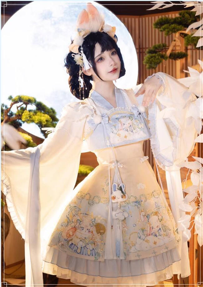 Ying Luo Fu The Laurel Prayer Qi Lolita Dress and Blouse