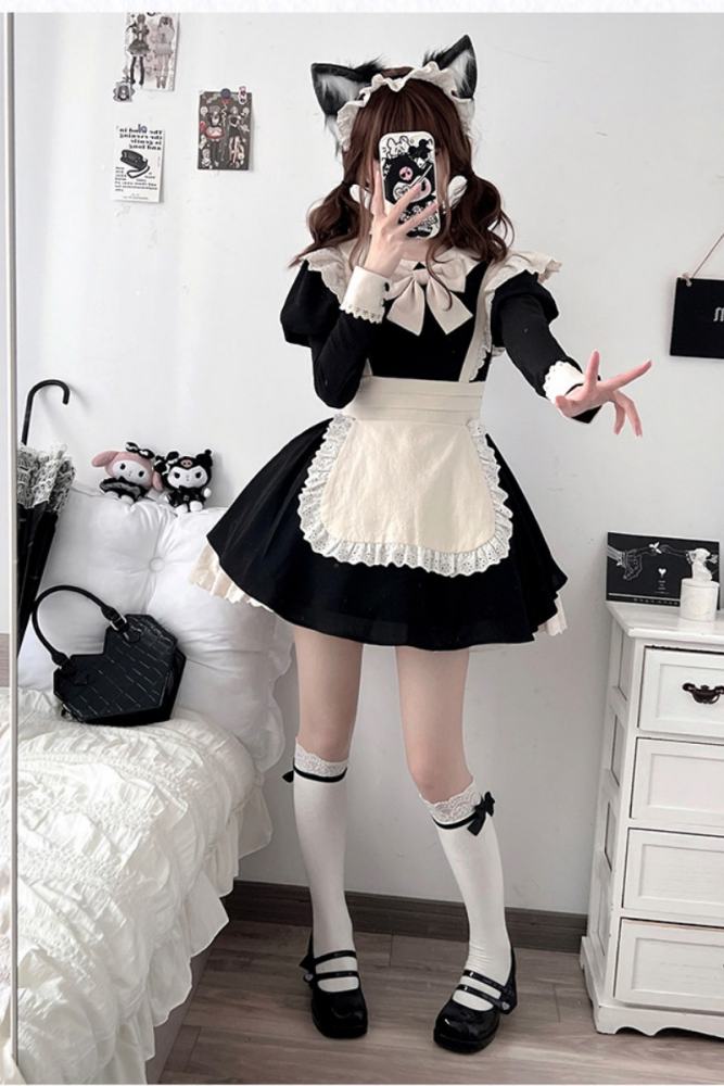 Withpuji Kisskiss Maid Lolita Dress