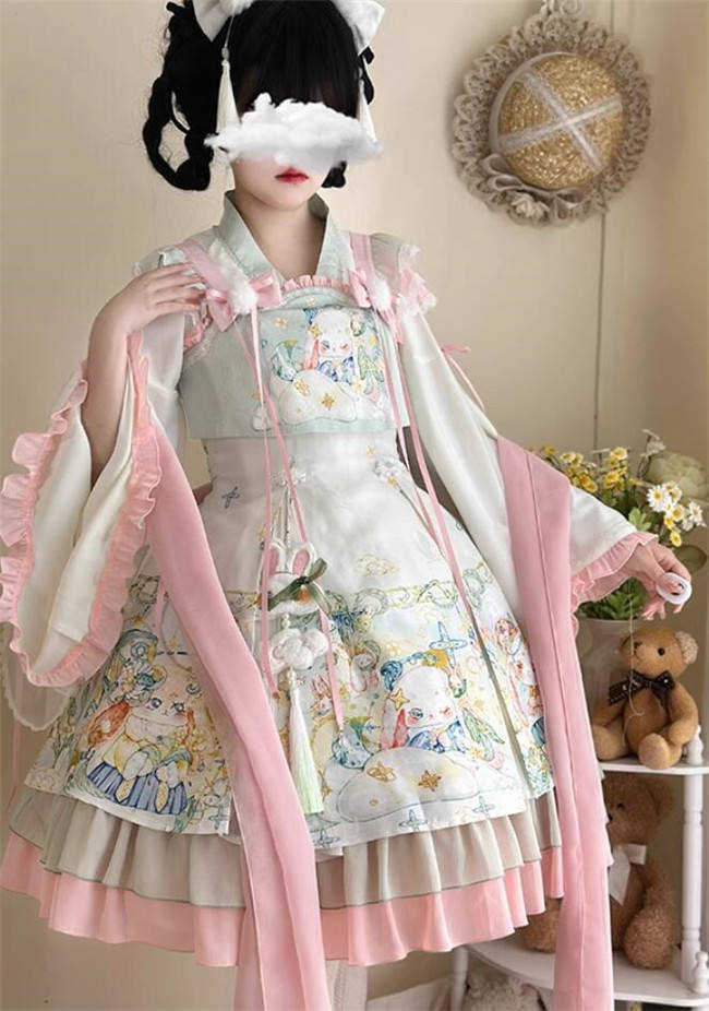 Ying Luo Fu The Laurel Prayer Qi Lolita Dress and Blouse