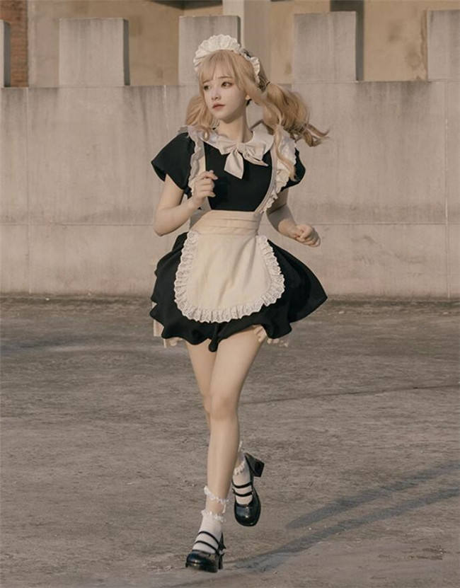 Withpuji Kisskiss Maid Lolita Dress