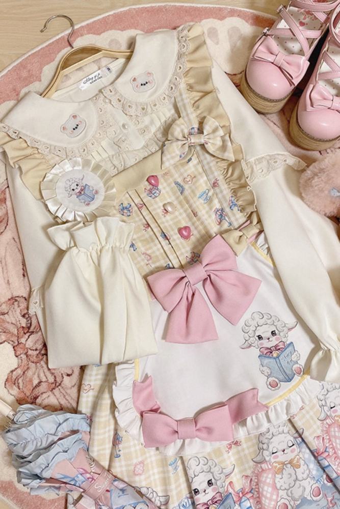 Bedtime Story Sweet Lolita Dress, Apron and Blouse