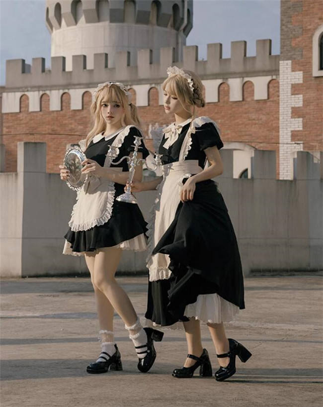 Withpuji Kisskiss Maid Lolita Dress