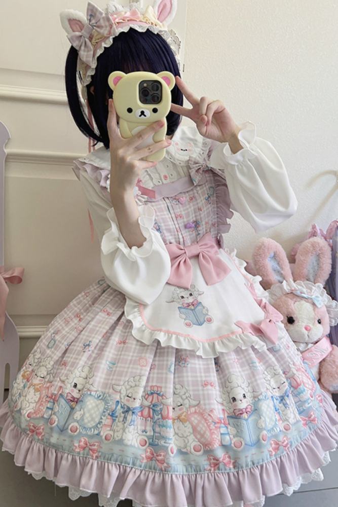 Bedtime Story Sweet Lolita Dress, Apron and Blouse