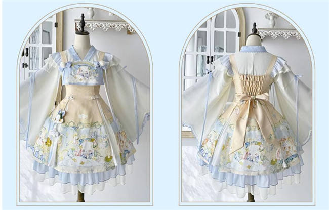 Ying Luo Fu The Laurel Prayer Qi Lolita Dress and Blouse