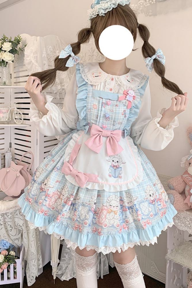 Bedtime Story Sweet Lolita Dress, Apron and Blouse