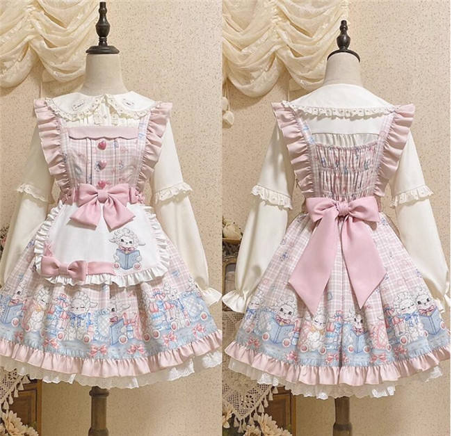 Bedtime Story Sweet Lolita Dress, Apron and Blouse