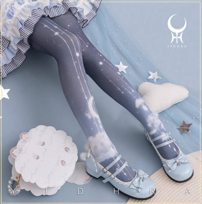 Yidhra the Moon in the Cloud Lolita Tights