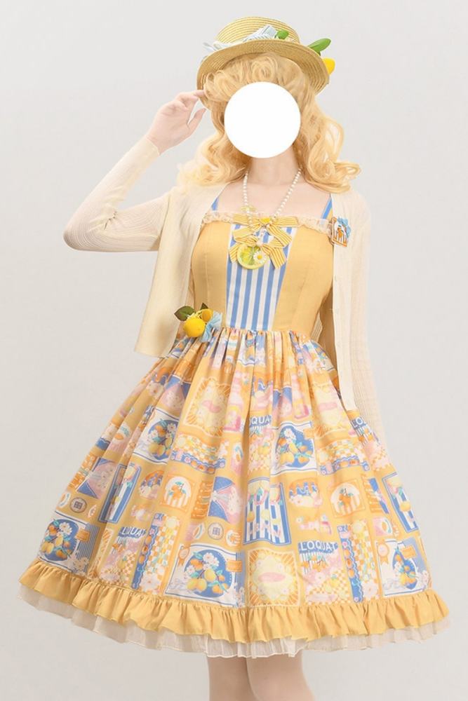 Miss Point Loquat Sweet Lolita Jumper Dress