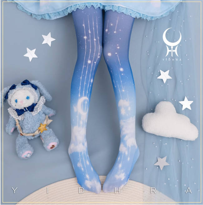 Yidhra the Moon in the Cloud Lolita Tights