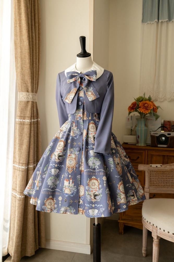 Forest Wardrobe Eternal Echo Classic Lolita Dress and Coat