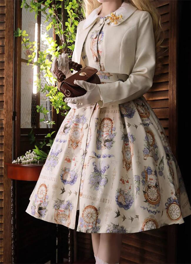 Forest Wardrobe Eternal Echo Classic Lolita Dress and Coat