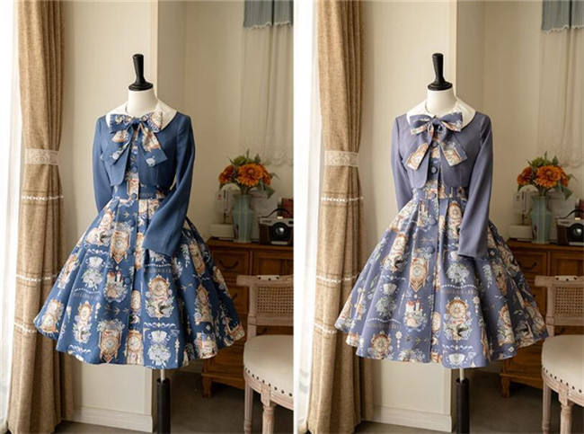 Forest Wardrobe Eternal Echo Classic Lolita Dress and Coat