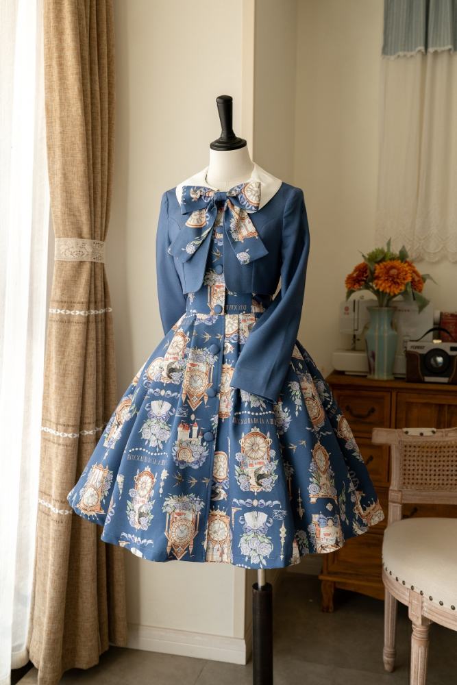 Forest Wardrobe Eternal Echo Classic Lolita Dress and Coat