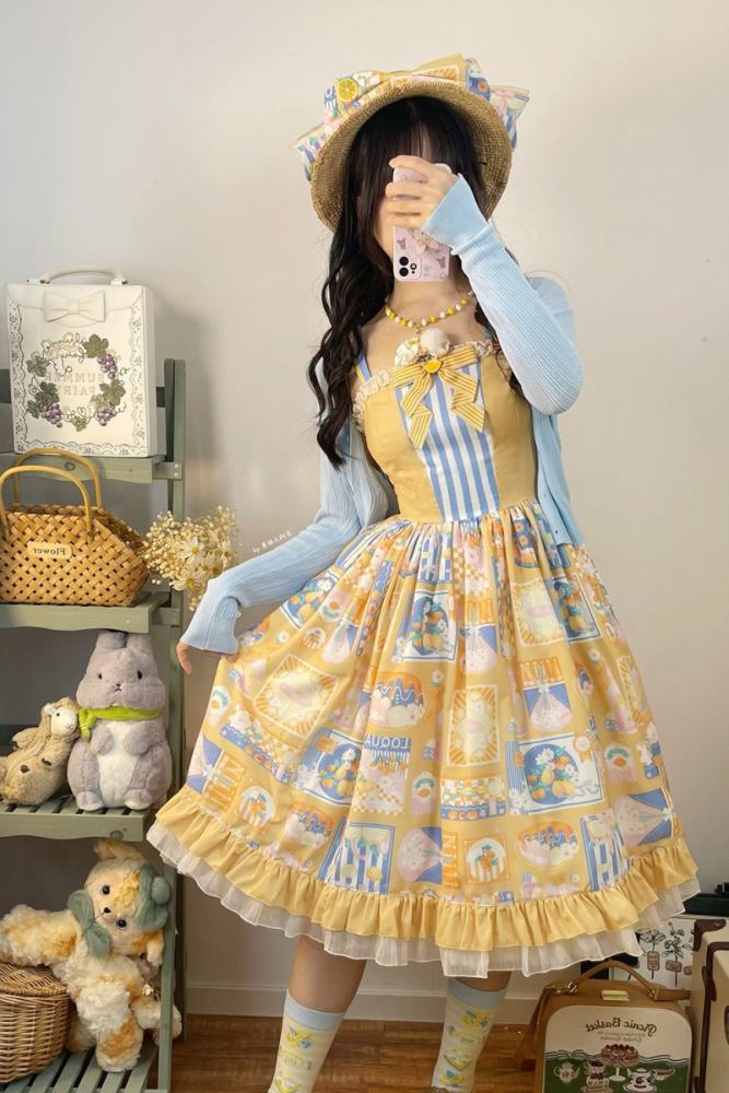 Miss Point Loquat Sweet Lolita Jumper Dress