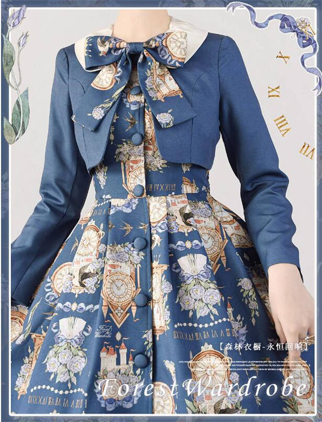 Forest Wardrobe Eternal Echo Classic Lolita Dress and Coat
