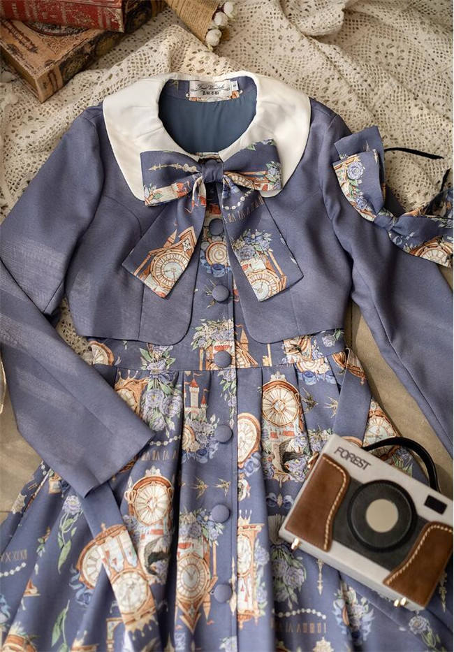 Forest Wardrobe Eternal Echo Classic Lolita Dress and Coat