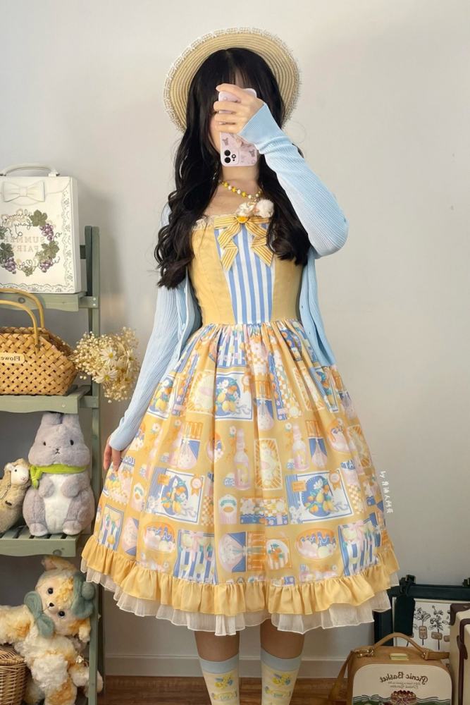 Miss Point Loquat Sweet Lolita Jumper Dress