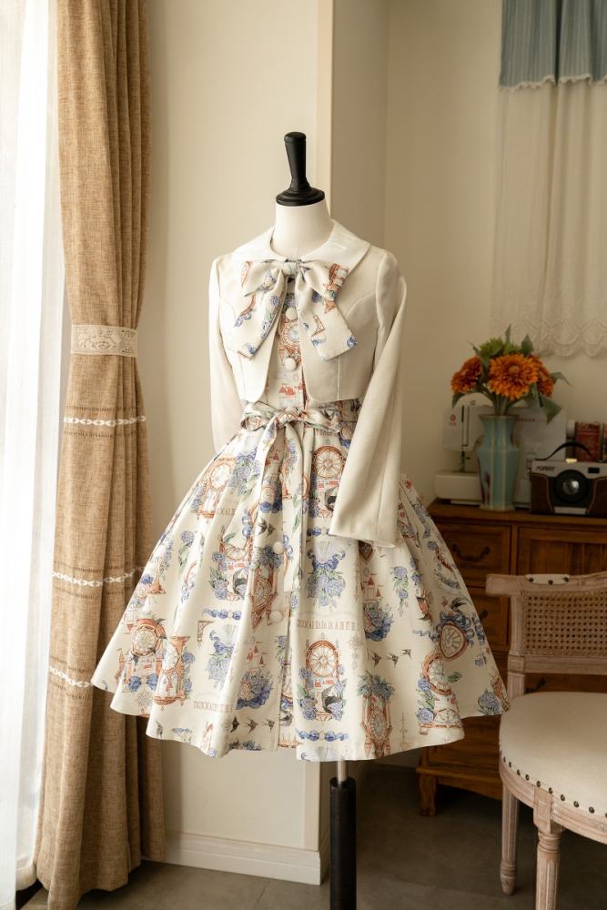 Forest Wardrobe Eternal Echo Classic Lolita Dress and Coat