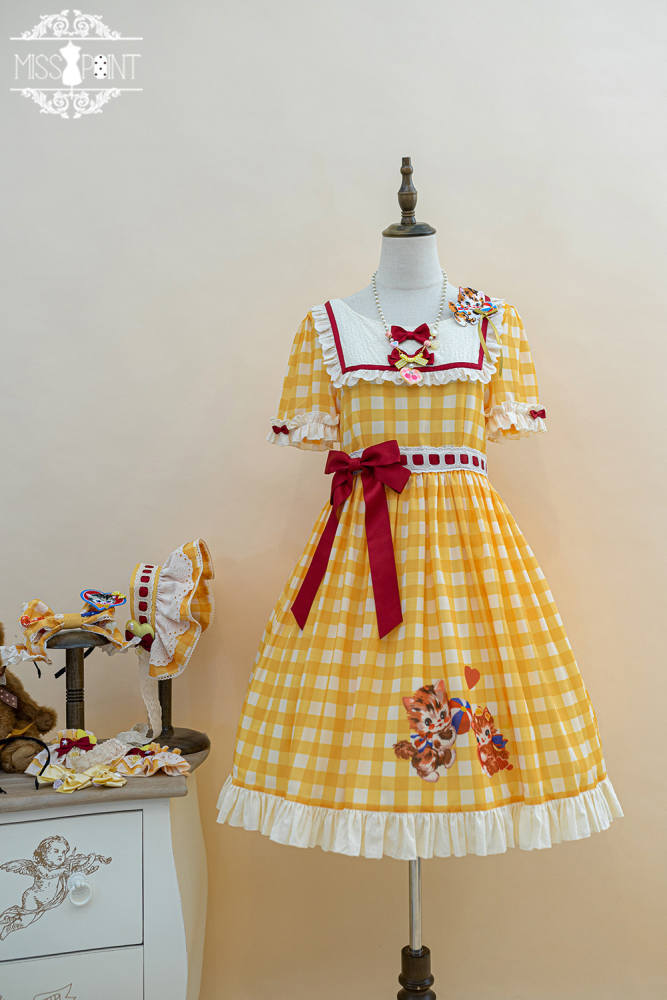 Miss Point Sweet Kitty Lolita One Piece