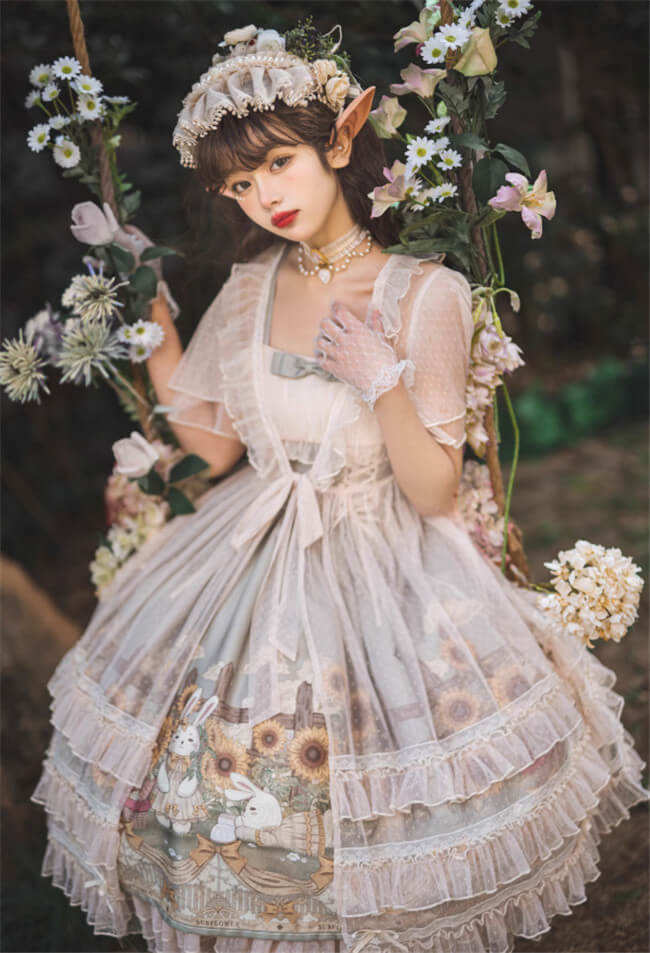 Sunflower Story Classic Lolita Dress