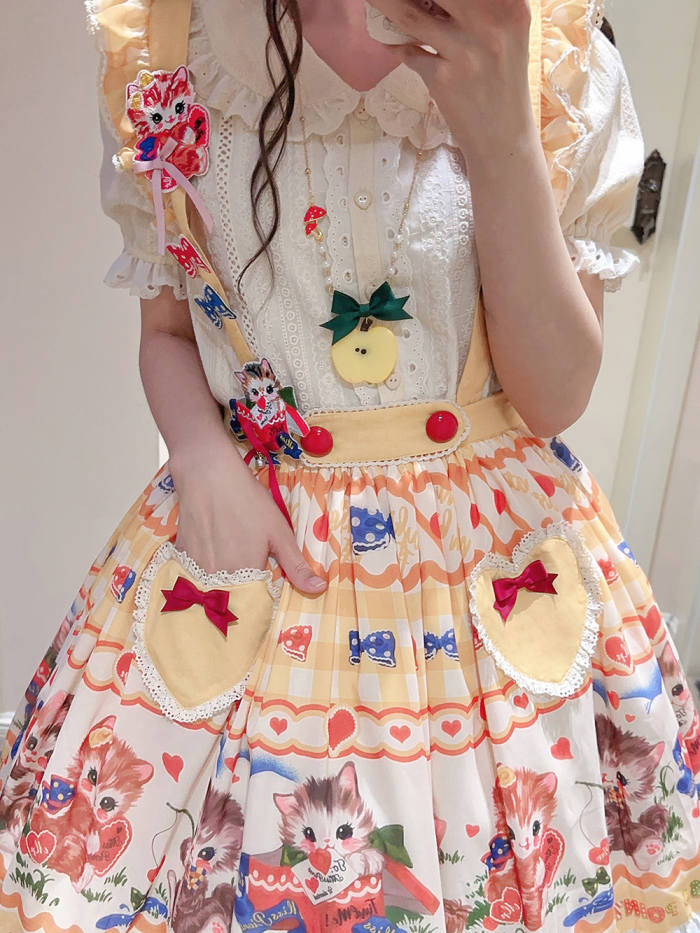 Miss Point Sweet Kitty Lolita Salopette