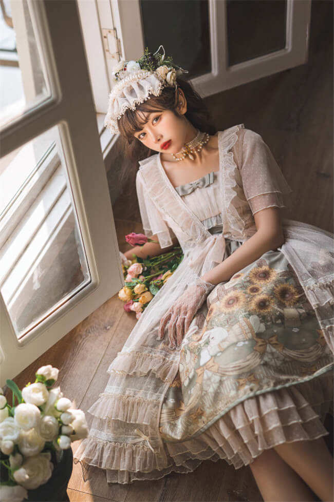 Sunflower Story Classic Lolita Dress