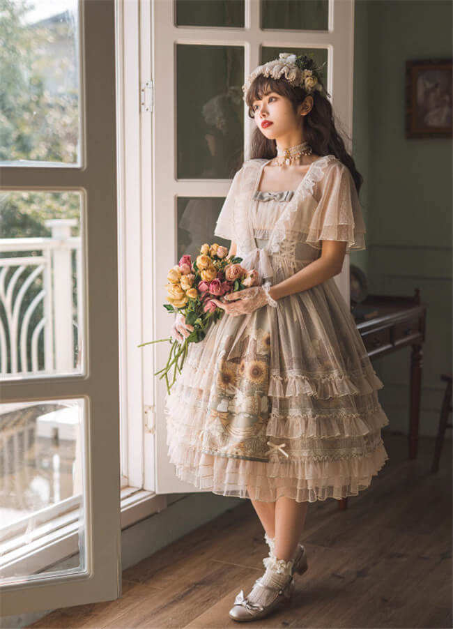 Sunflower Story Classic Lolita Dress