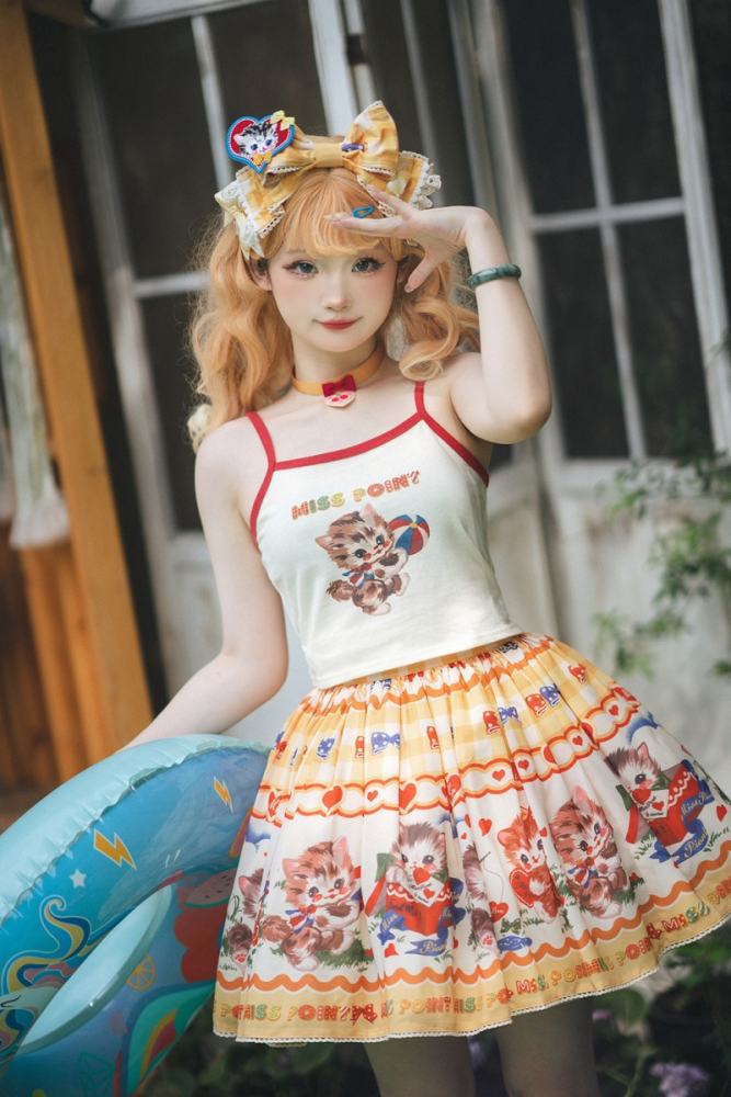 Miss Point Sweet Kitty Camisole