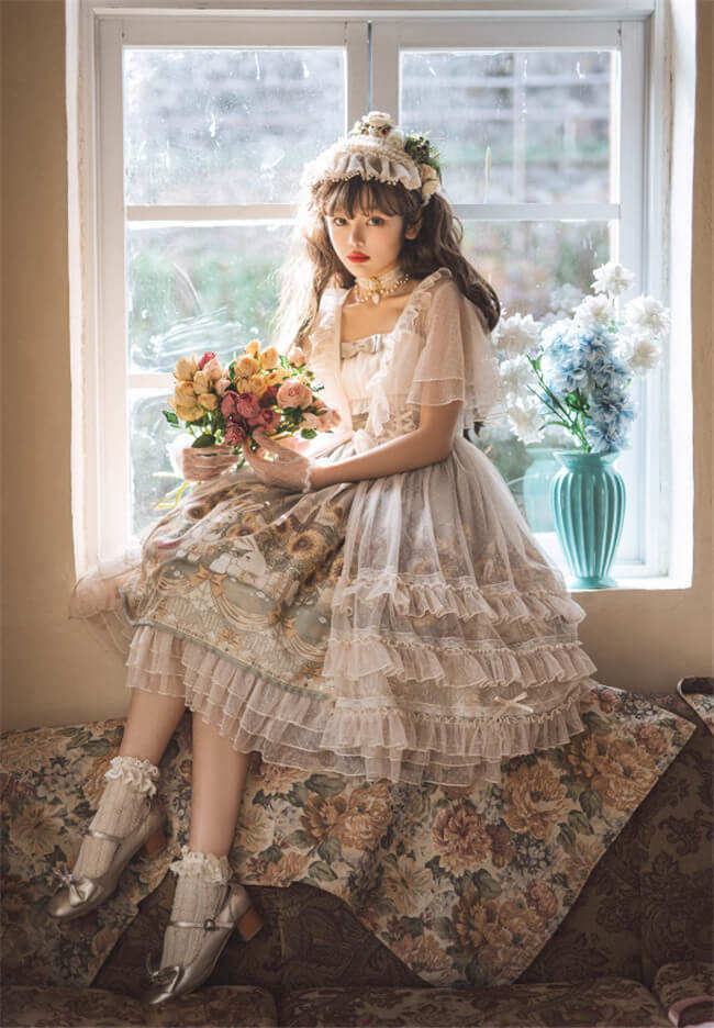 Sunflower Story Classic Lolita Dress