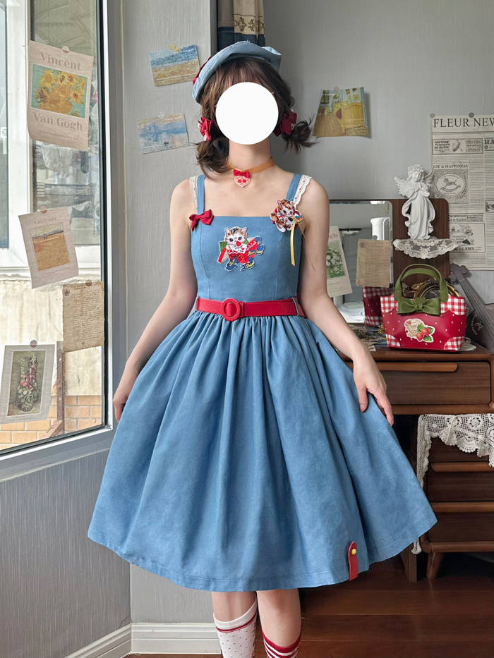 Miss Point Sweet Kitty Lolita Jumper Dress