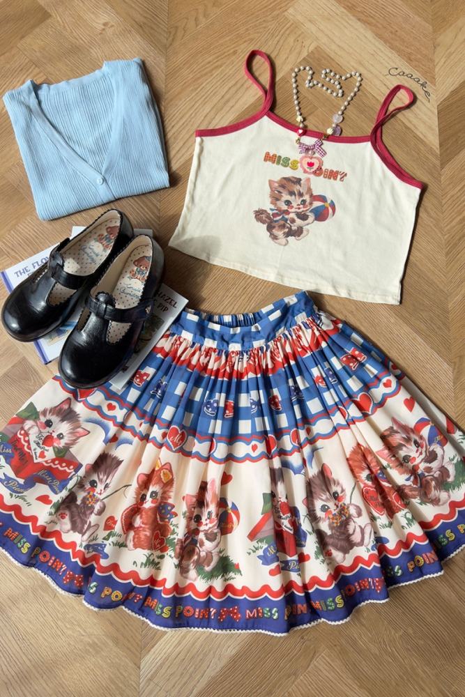 Miss Point Sweet Kitty Camisole