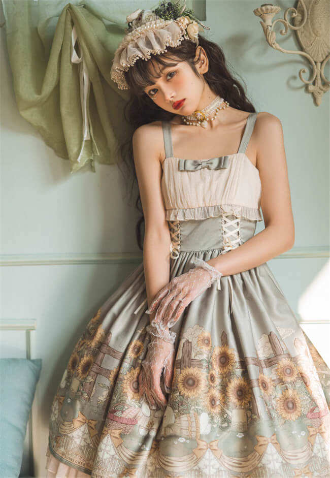Sunflower Story Classic Lolita Dress