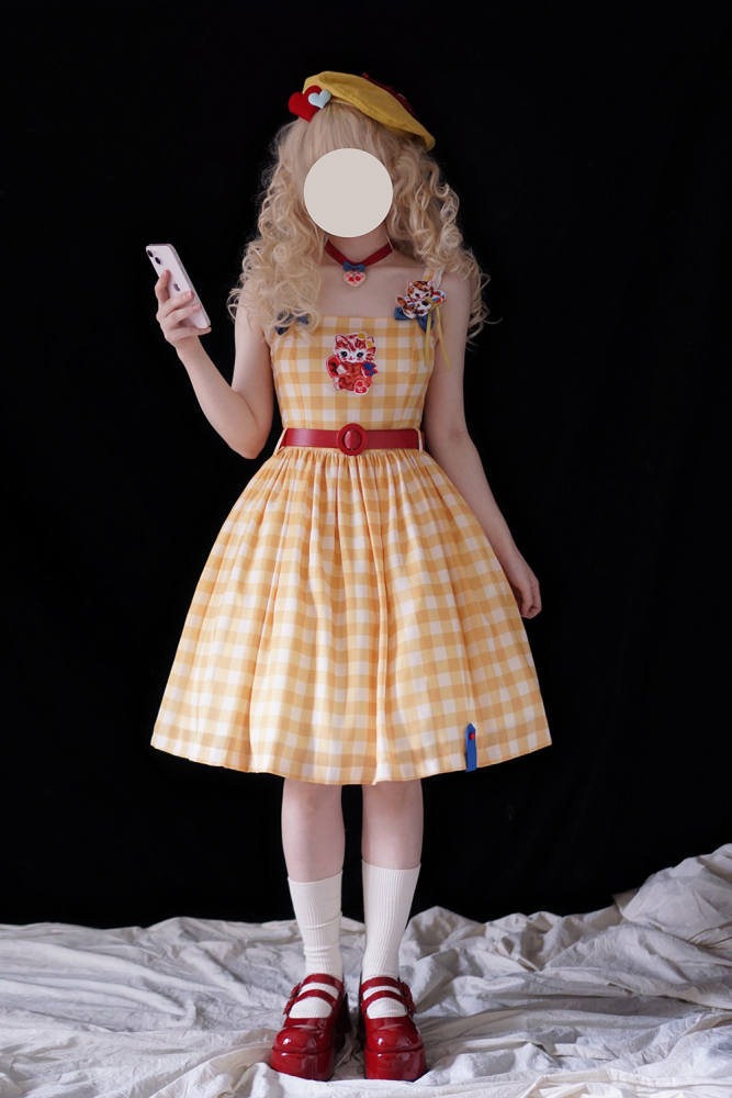 Miss Point Sweet Kitty Lolita Jumper Dress