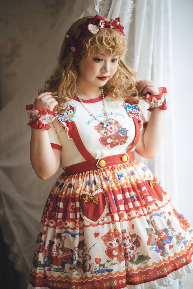 Miss Point Sweet Kitty Lolita Salopette